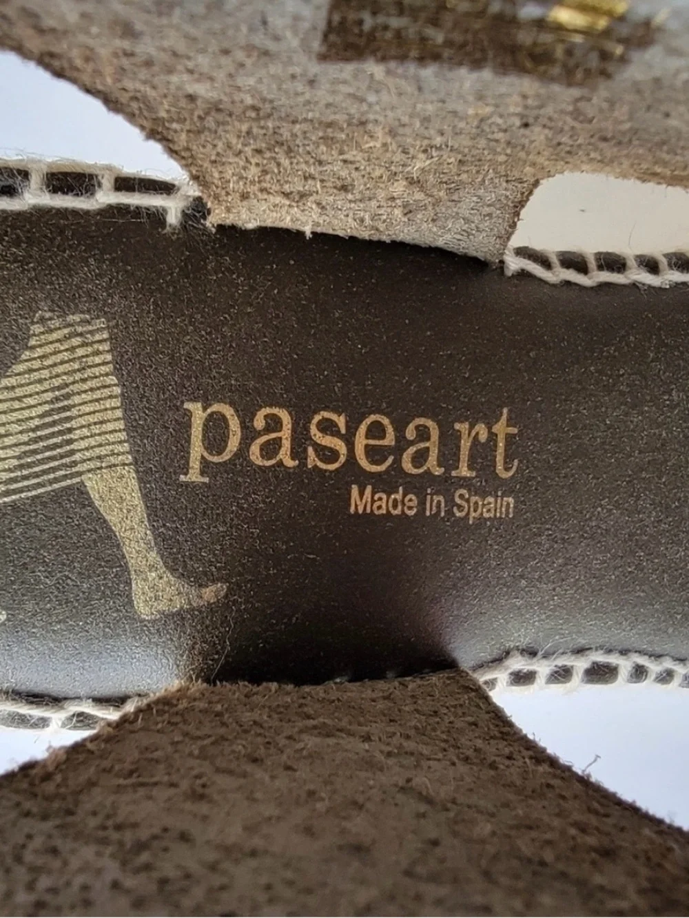 Paseart Wedge Espadrille Sandals in Taupe - Women
